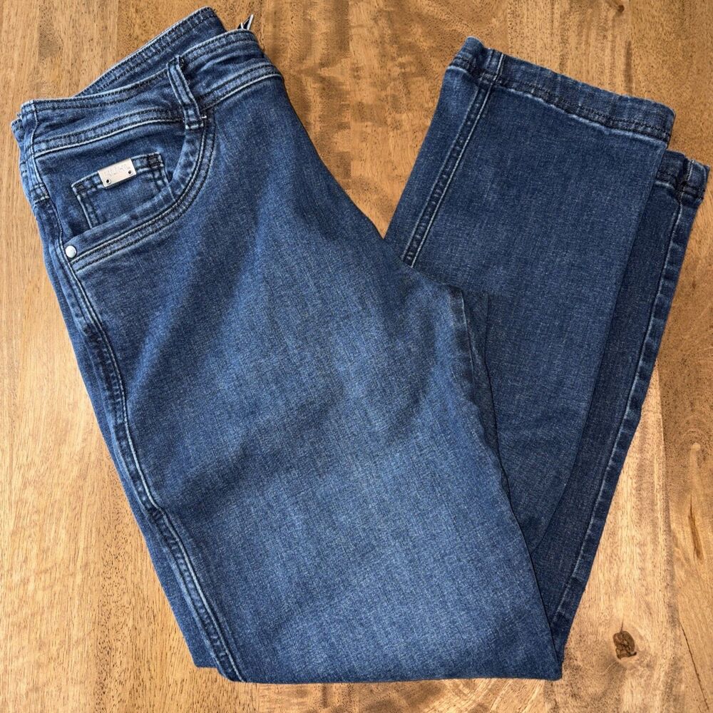 Kuhl Jeans Mens 33x30 Tapered Denim Blue Indigo Dye Stretch Cotton Style 5200